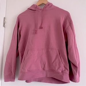 Brandy and Melville pink oversized hoodie